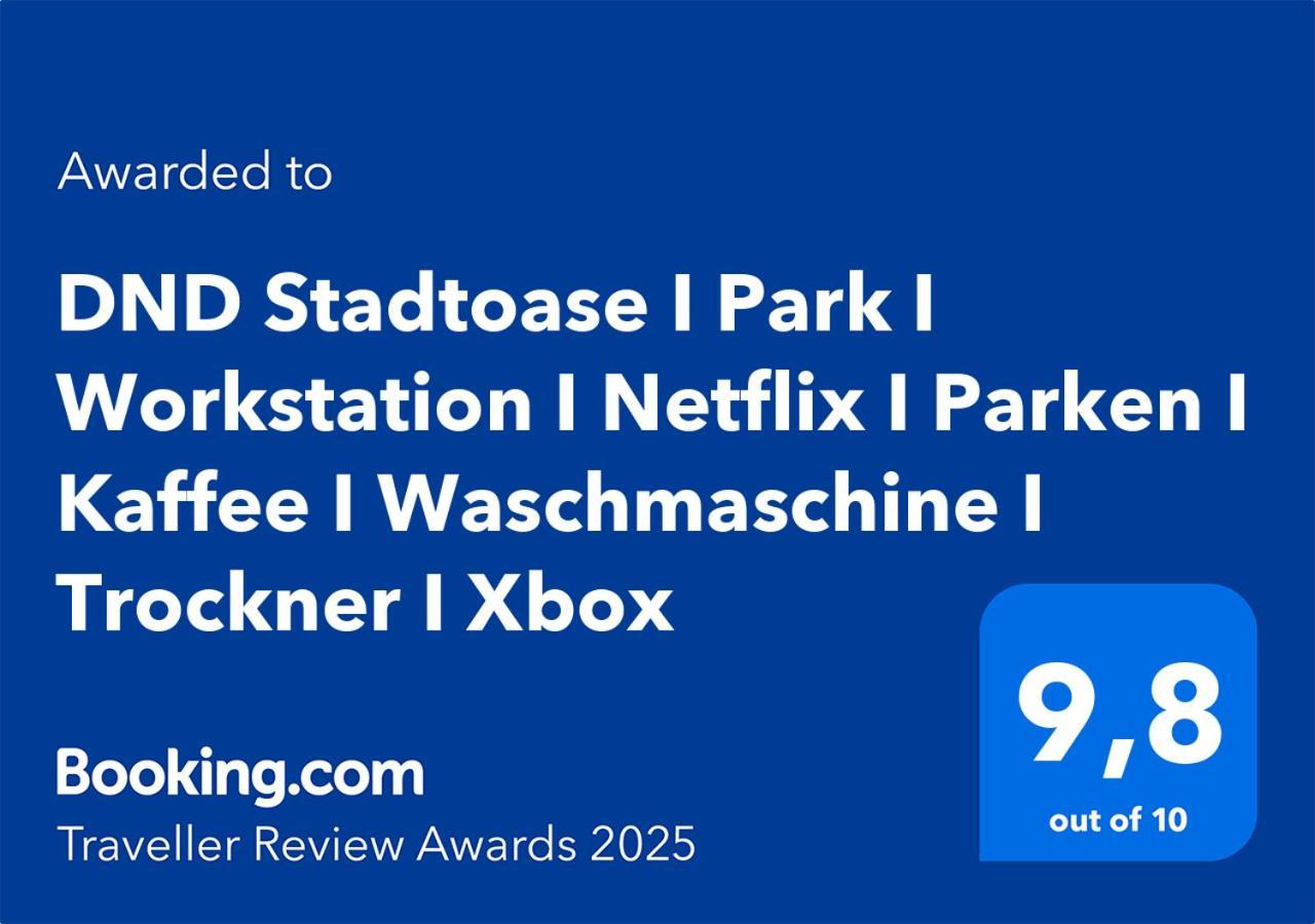 Dnd Stadtoase I Park I Workstation I Netflix I Parken I Kaffee I Waschmaschine I Trockner I Xbox Appartamento Würzburg